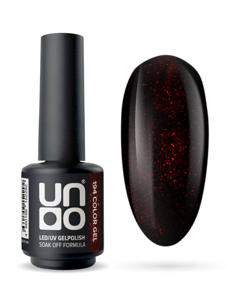 UNO, Гель-лак 194 Бурлеск - Burlesque, 8 г