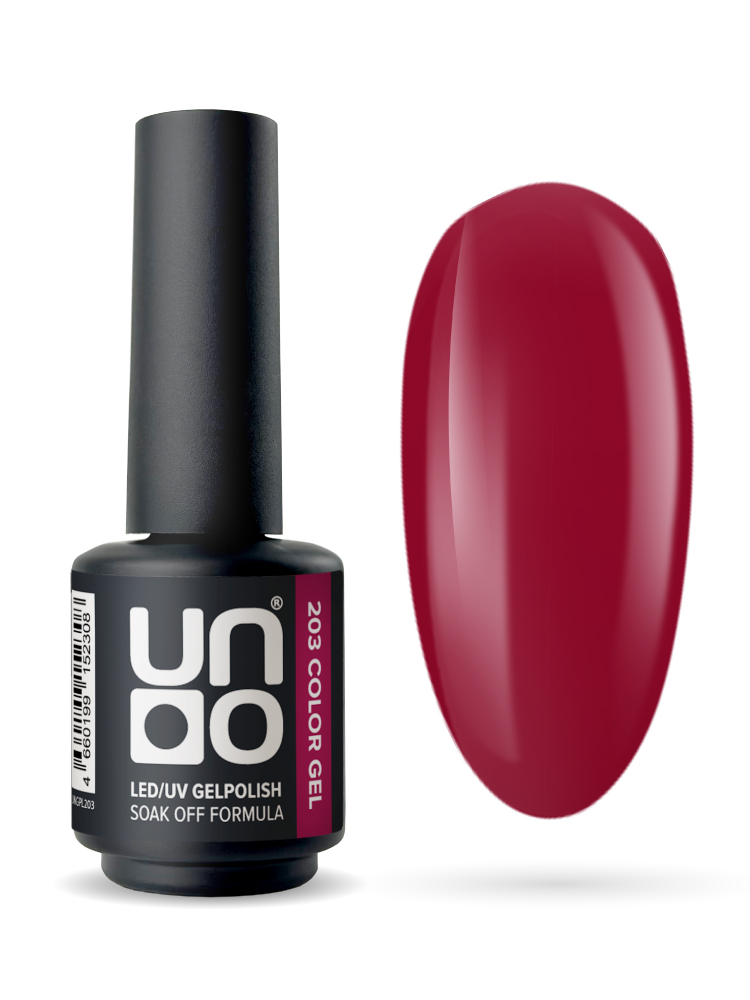 UNO, Гель-лак 203 Дерзкая ягода - Daring Berry, 8 г