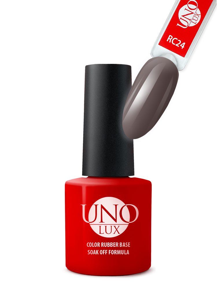 UNO LUX, RC24 Базовое покрытие Color Rubber Base, 8 г