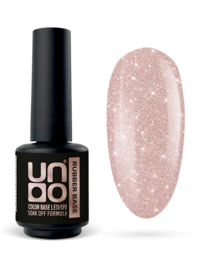 UNO, Гель-лак базовый Rubber Color Base Gel, 8 г Pink