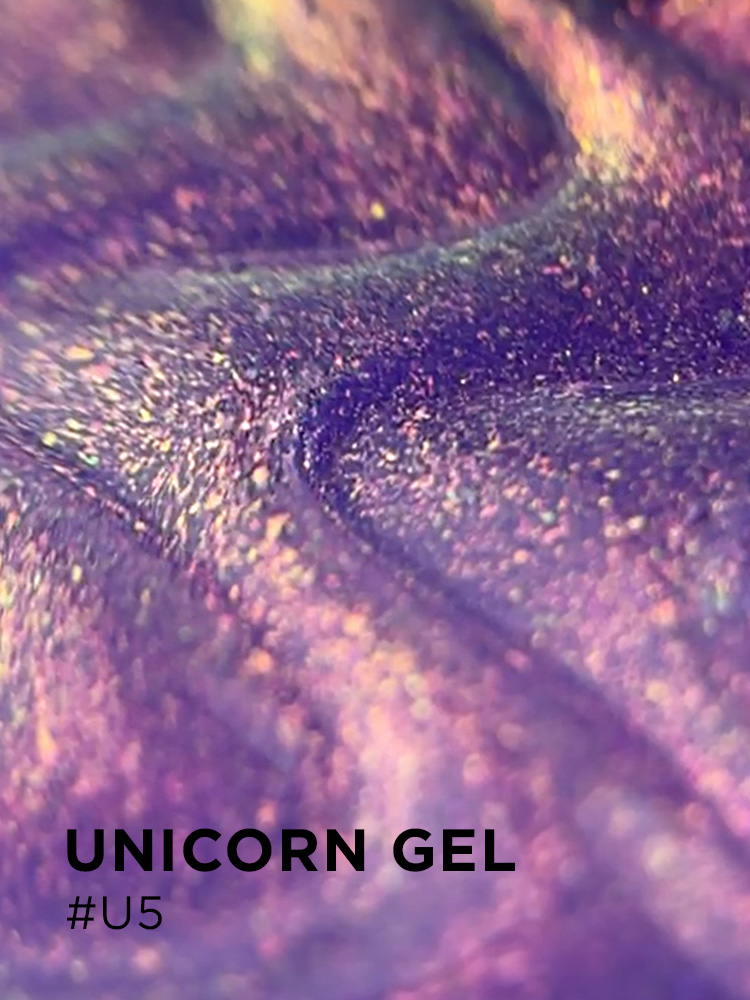 UNO, Моделирующий цветной гель Unicorn Gel # U5, 15 г